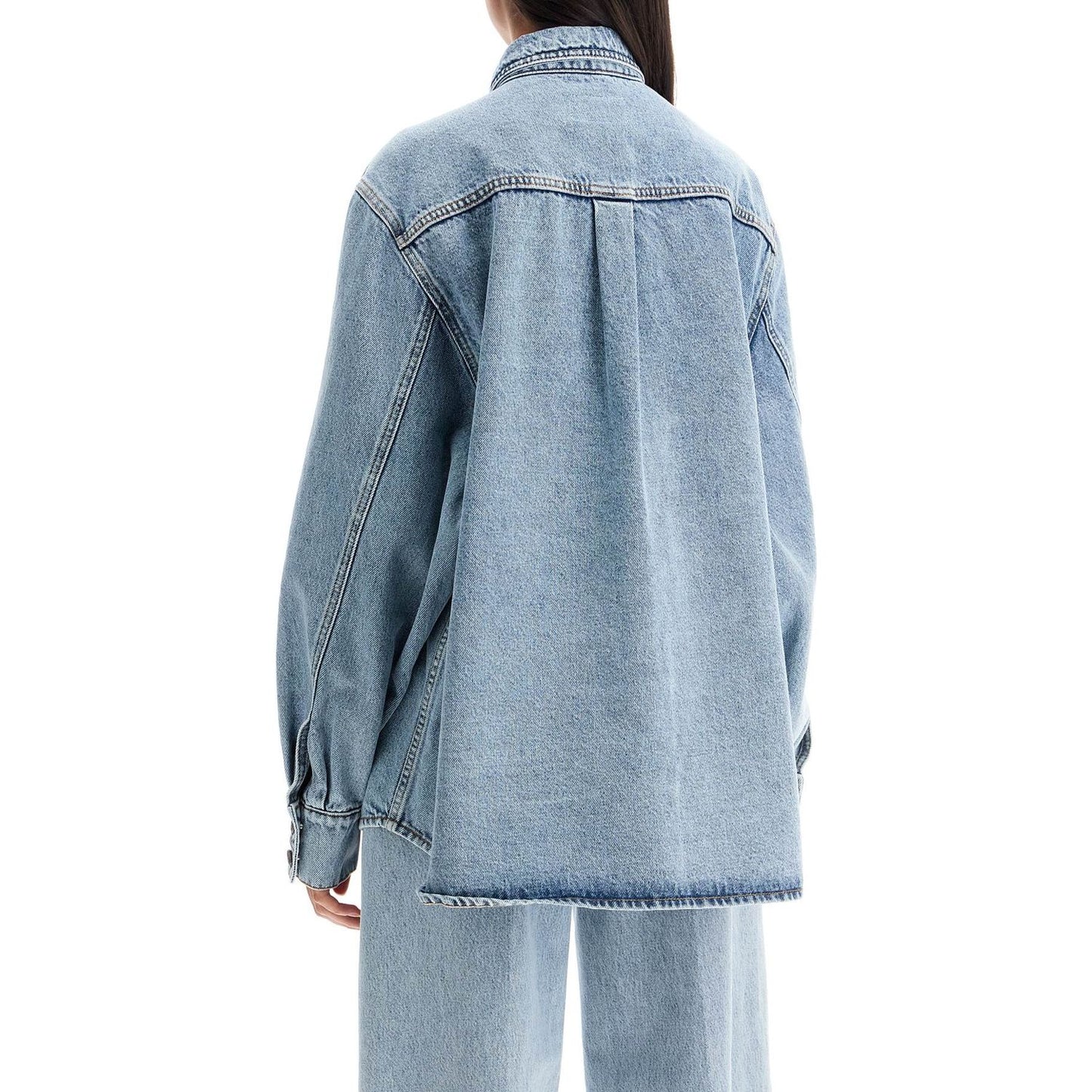 Magda Butrym denim oversized shirt for women Topwear Magda Butrym