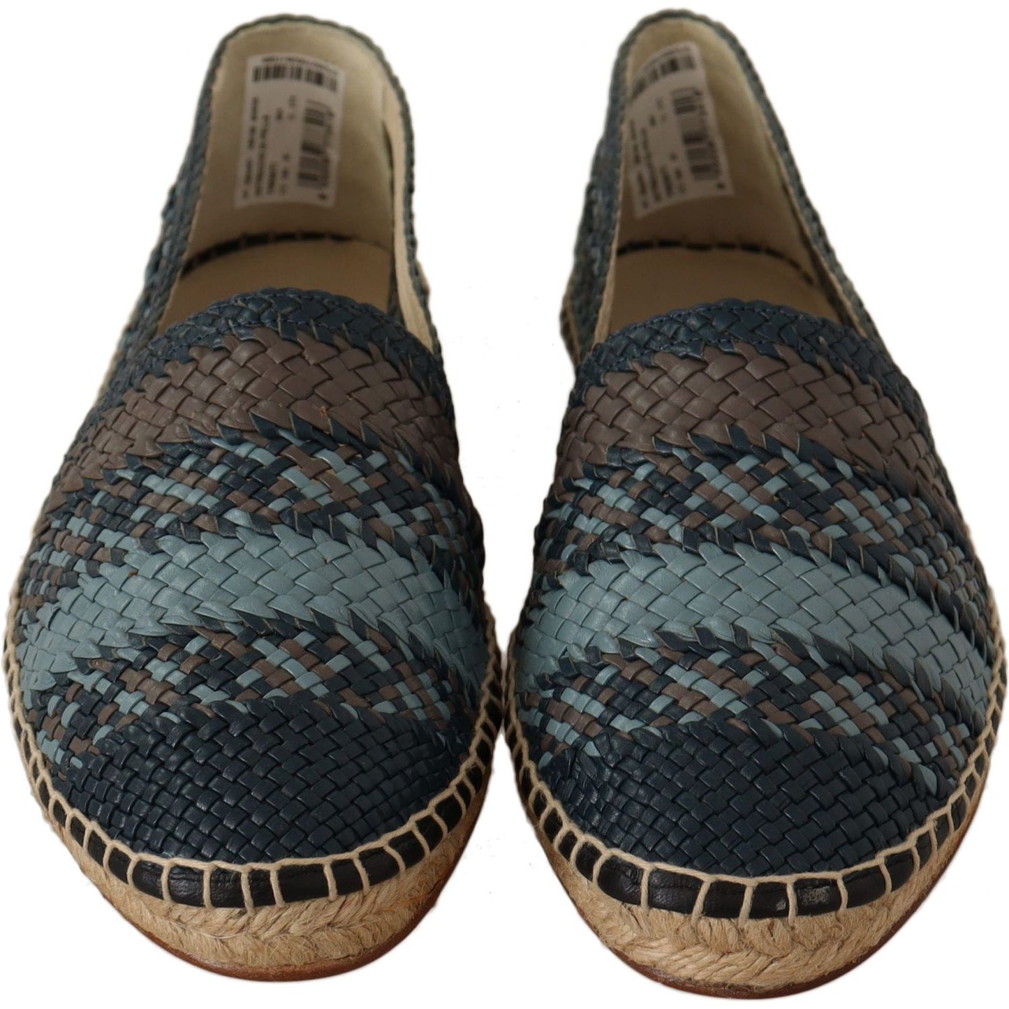 Dolce & Gabbana Elegant Woven Leather Espadrilles MAN LOAFERS Dolce & Gabbana