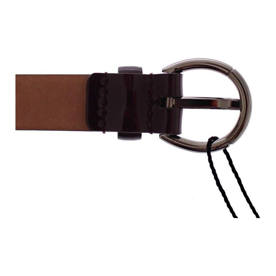 Dolce & Gabbana Elegant Purple Leather Belt - Italian Elegance WOMAN BELTS Dolce & Gabbana