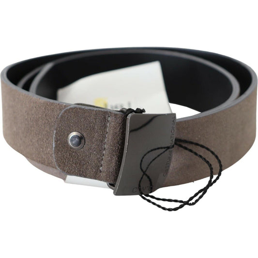 Costume National Classic Brown Leather Adjustable Belt WOMAN BELTS Costume National