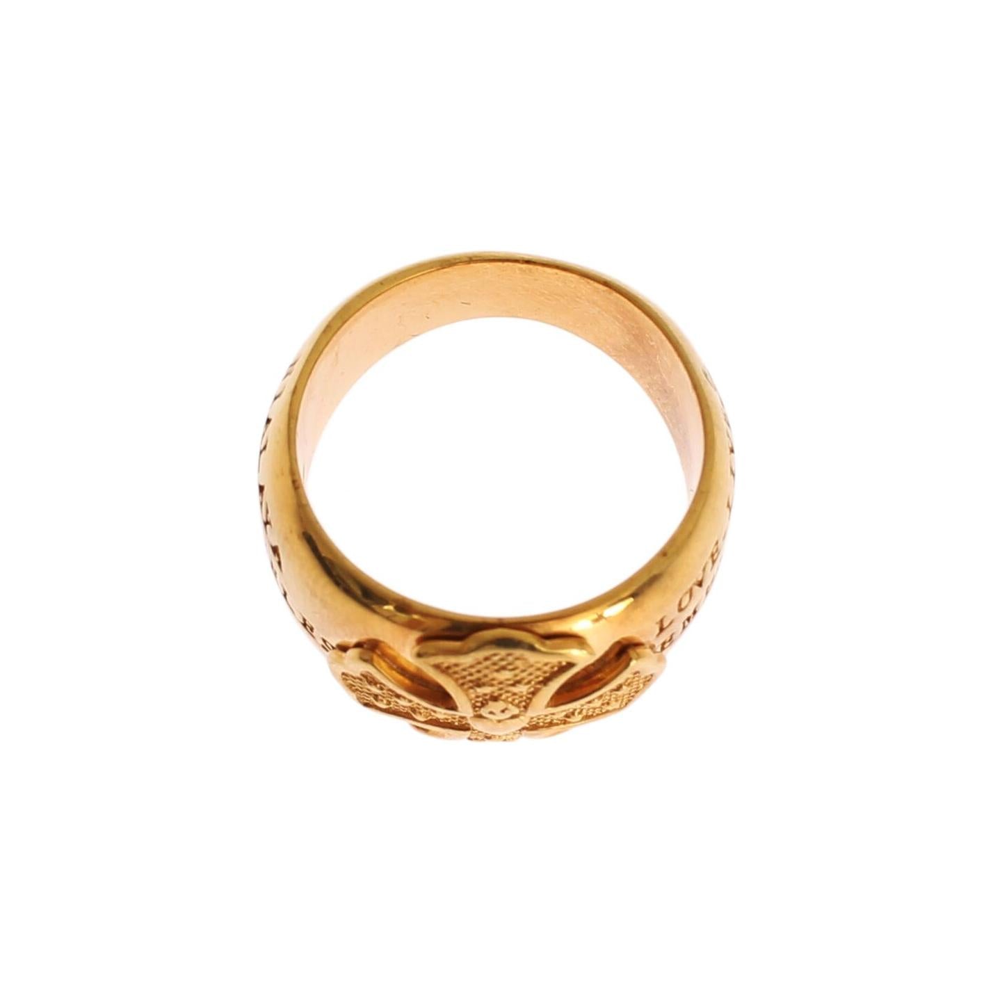 Nialaya Glamorous Gold-Plated Sterling Silver Ring Ring Nialaya