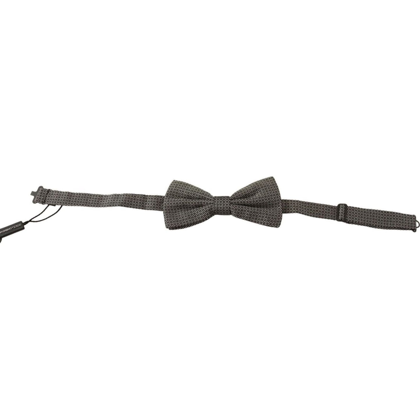 Dolce & Gabbana Multicolor Patterned Adjustable Neck Papillon Bow Tie