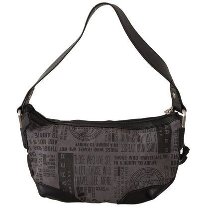 WAYFARER Gray Printed Handbag Shoulder Purse Fabric Bag