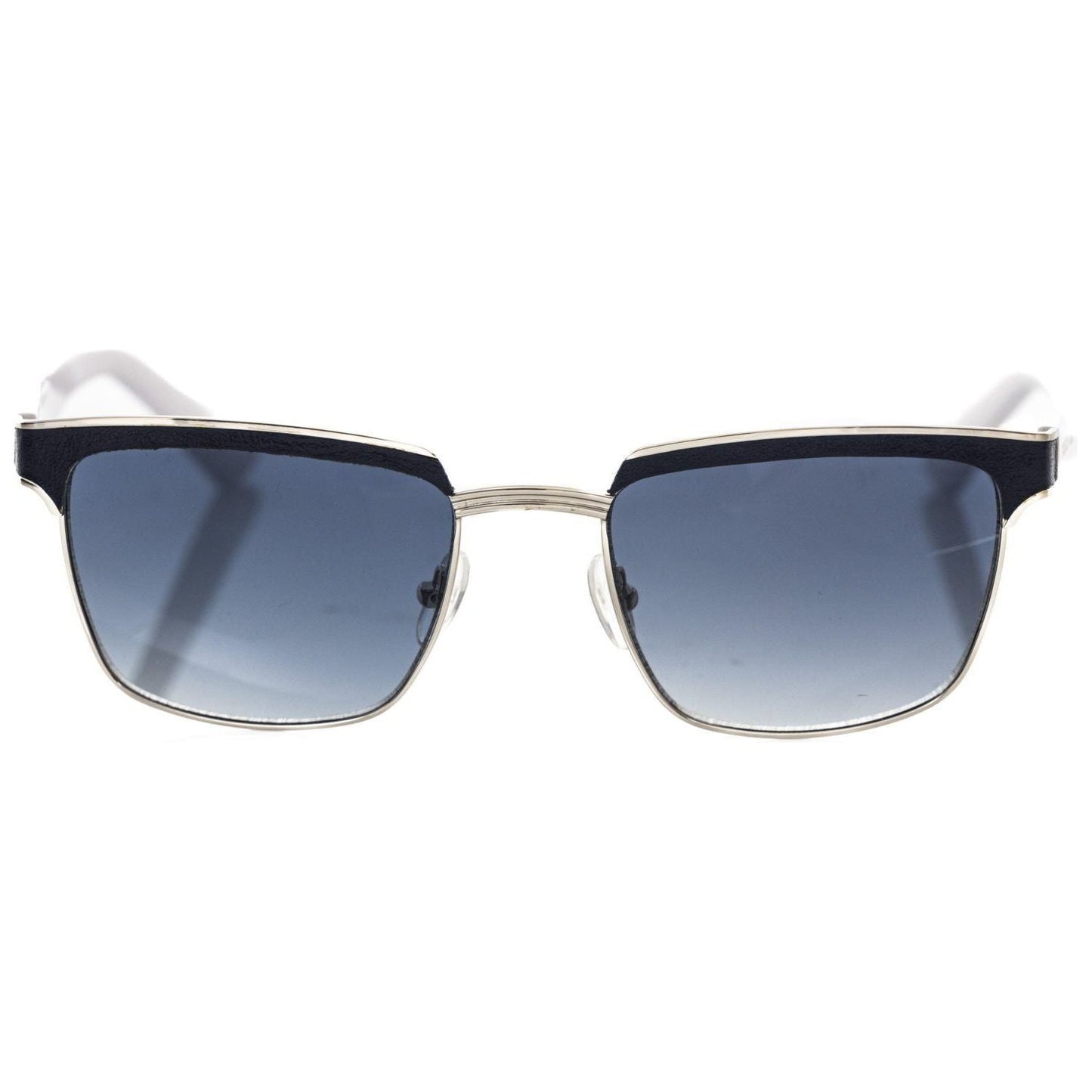 Frankie Morello Black Metallic Men Sunglass Frankie Morello