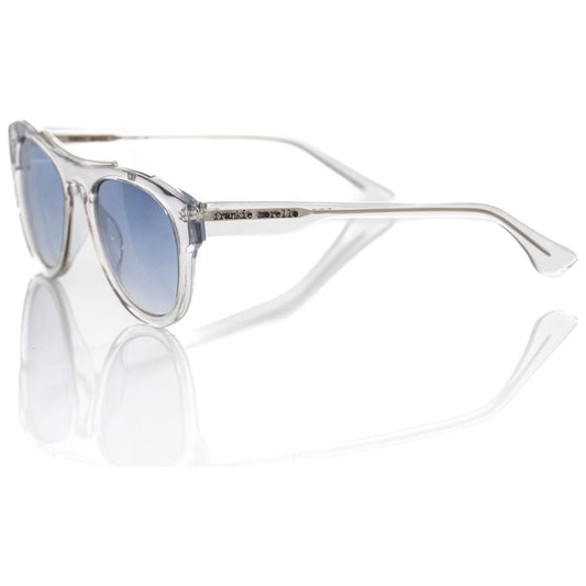 Frankie Morello White Acetate Men Sunglass Frankie Morello