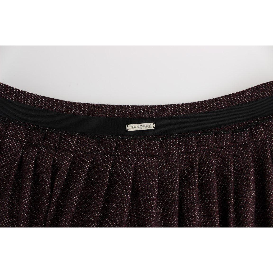 GF Ferre Purple Short Flannel Skirt