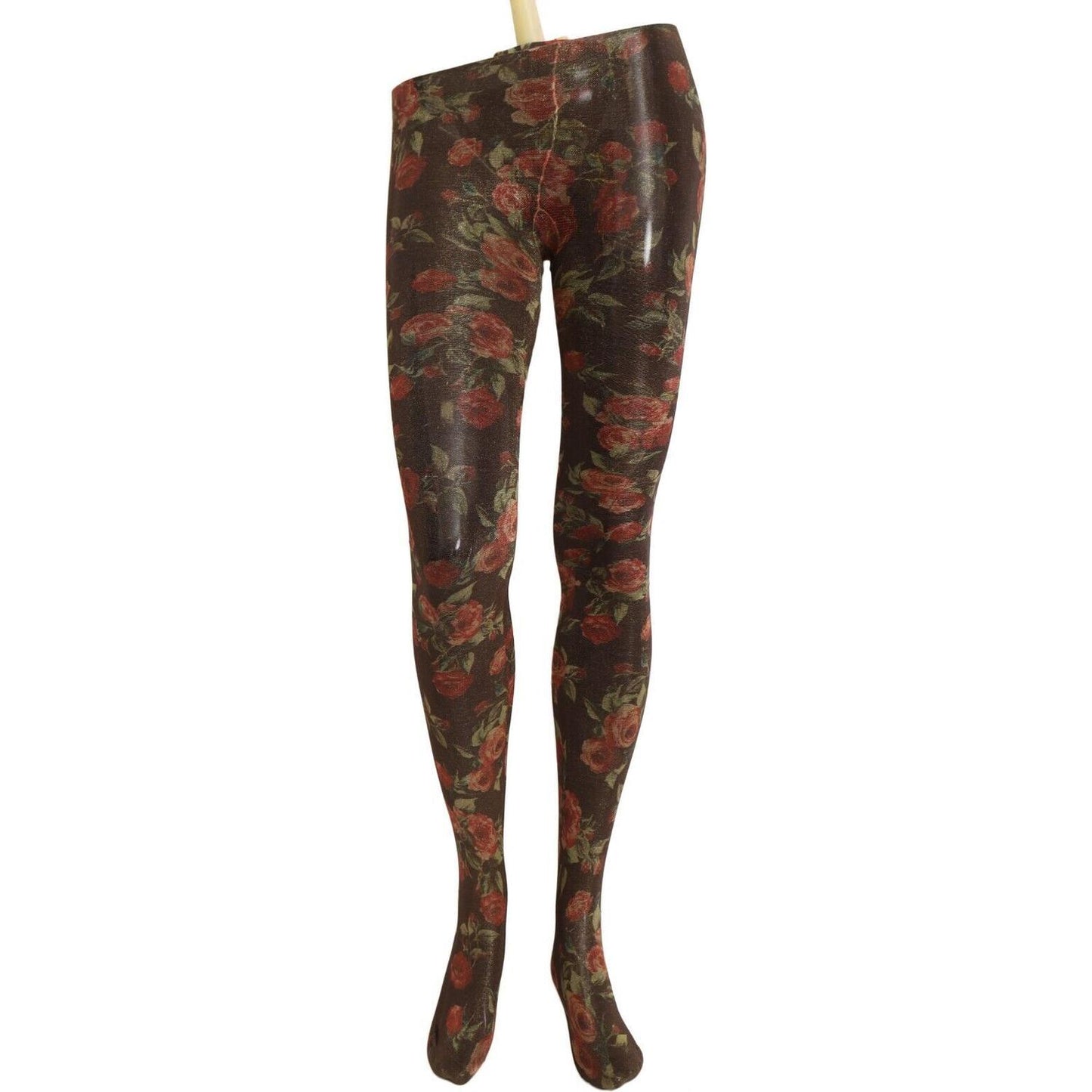 Dolce & Gabbana Floral Print Nylon Tights Dolce & Gabbana