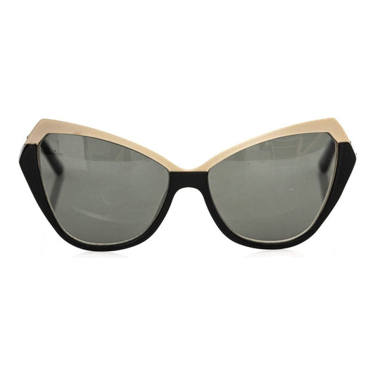 Frankie Morello Black Acetate Women Sunglasses Frankie Morello