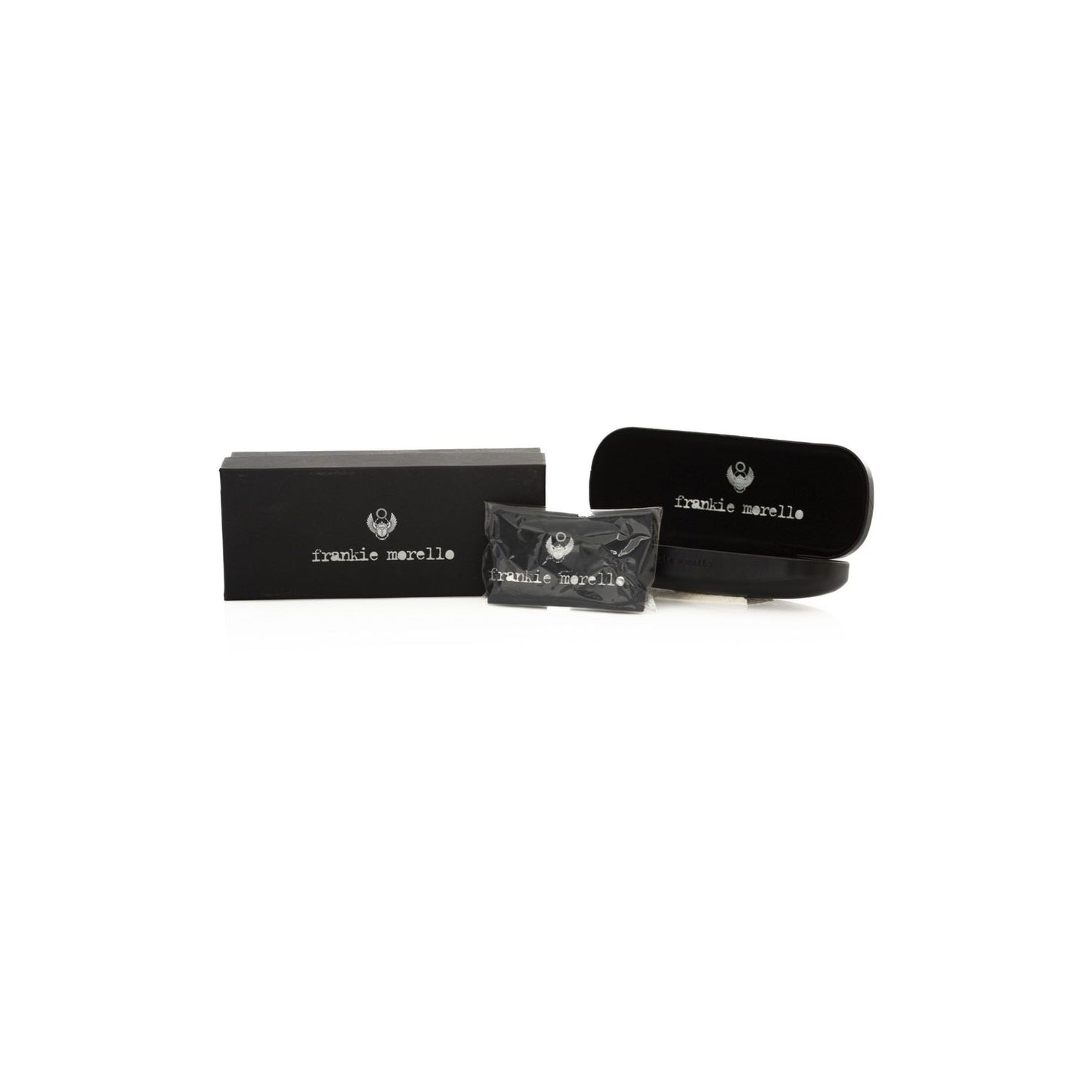 Frankie Morello Black Metallic Women's Sunglass