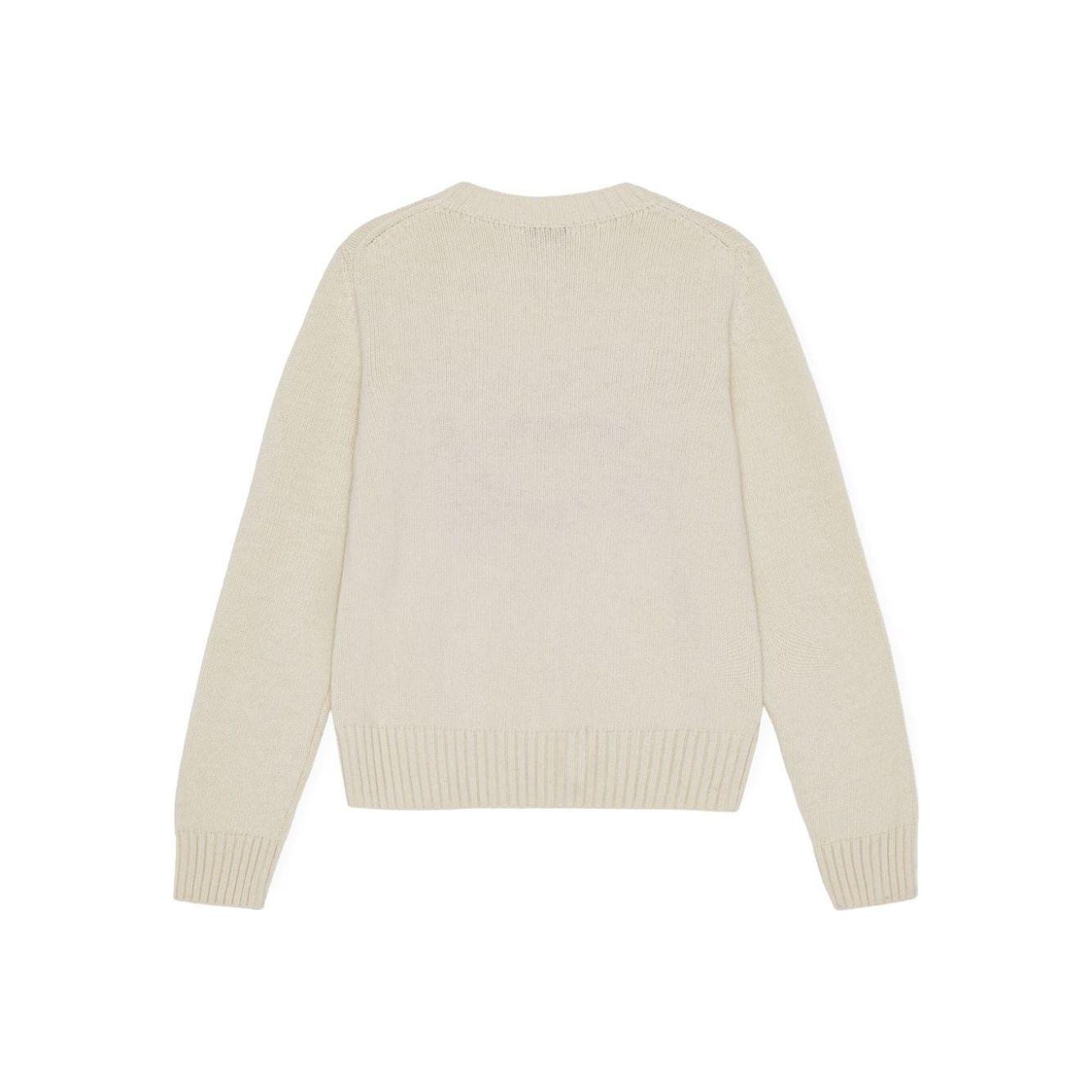 GANNI Sweaters White Topwear Ganni