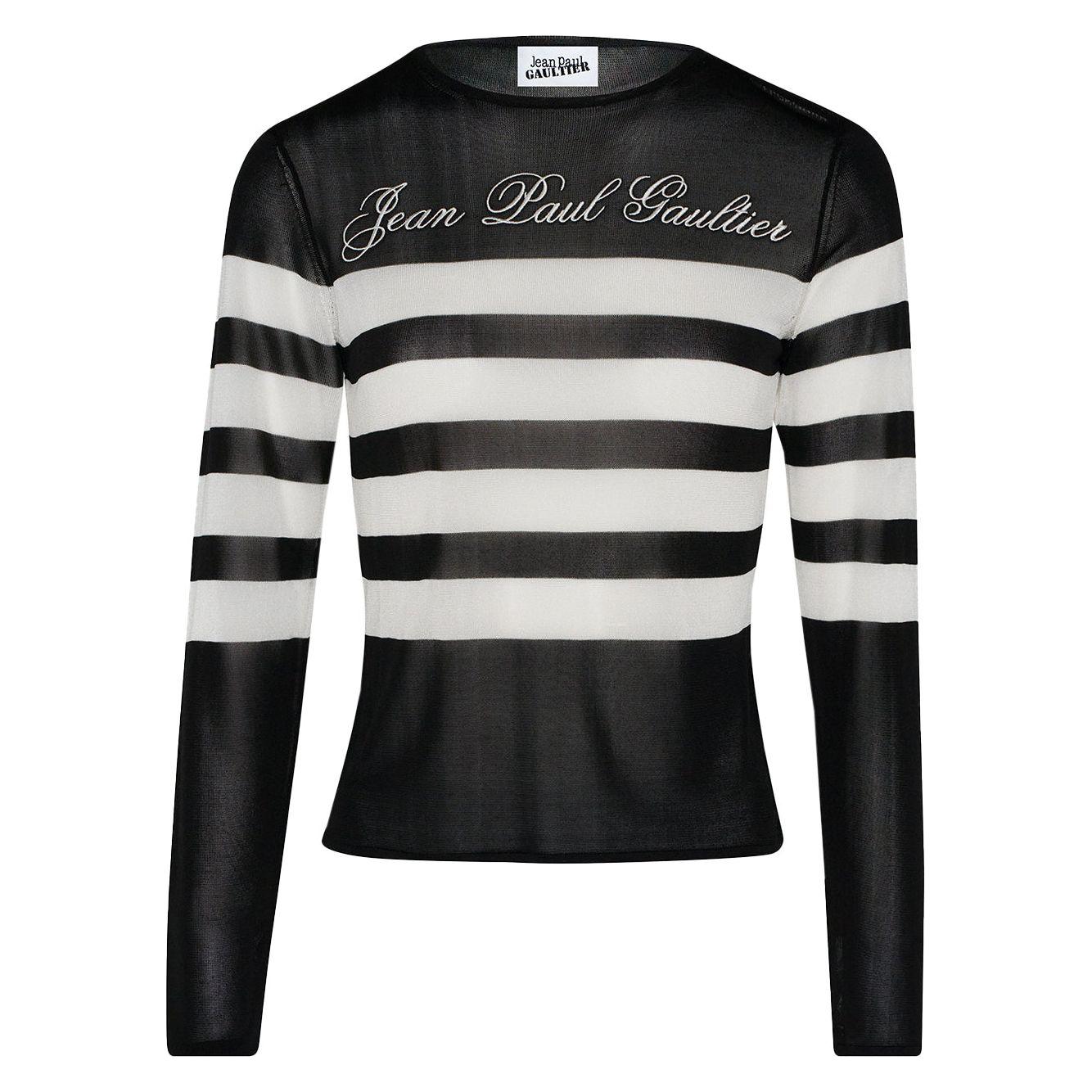 JEAN PAUL GAULTIER Top Black Topwear Jean Paul Gaultier