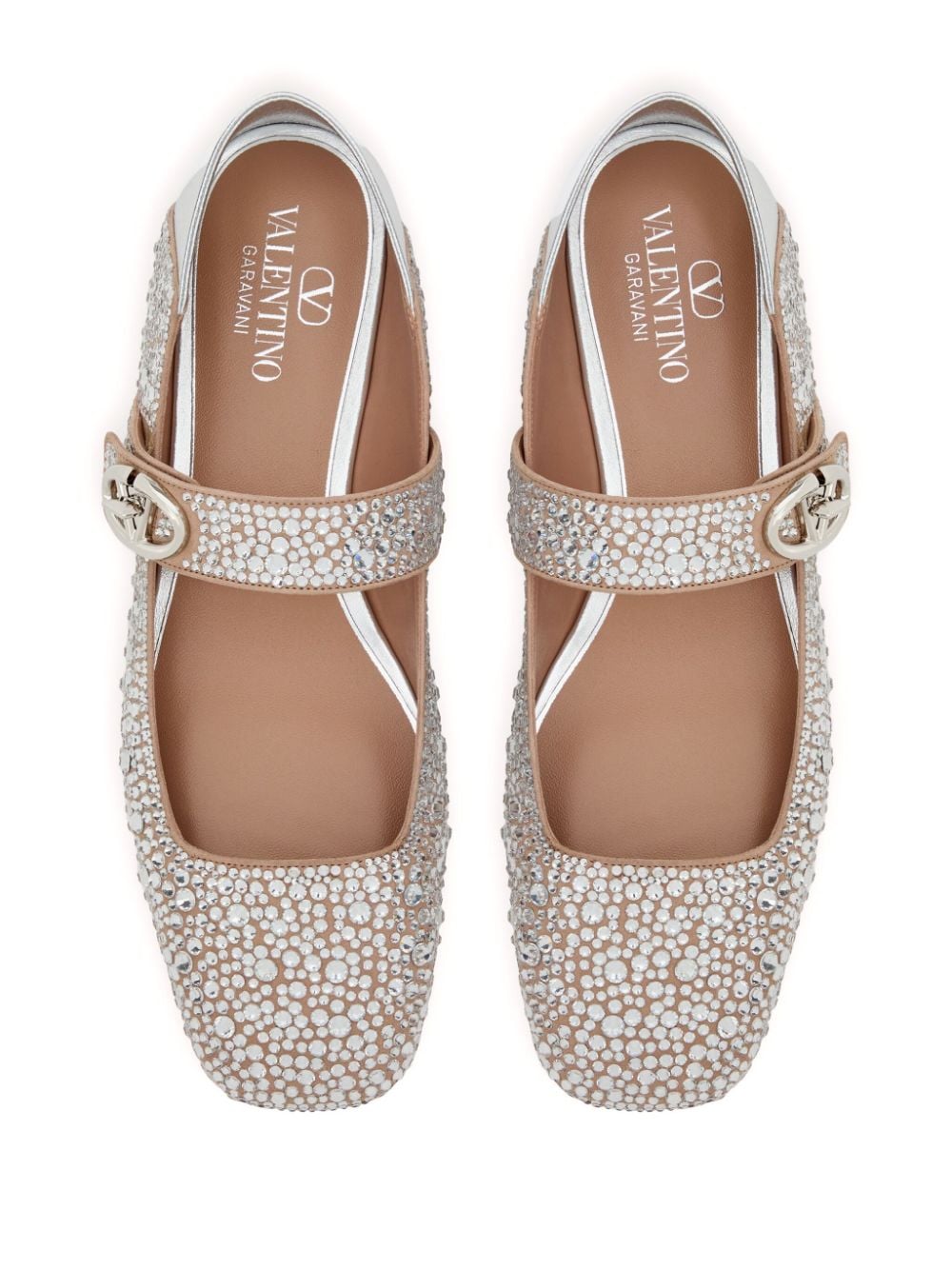 Valentino Garavani Flat shoes Silver