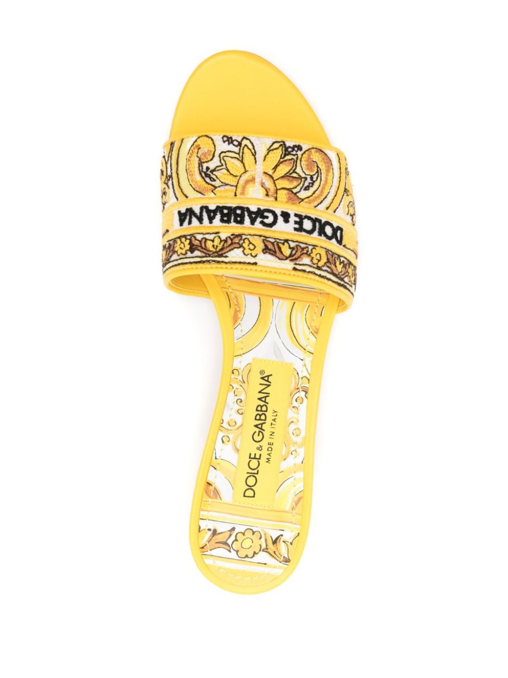 Dolce & Gabbana Sandals Yellow Sandals Dolce & Gabbana