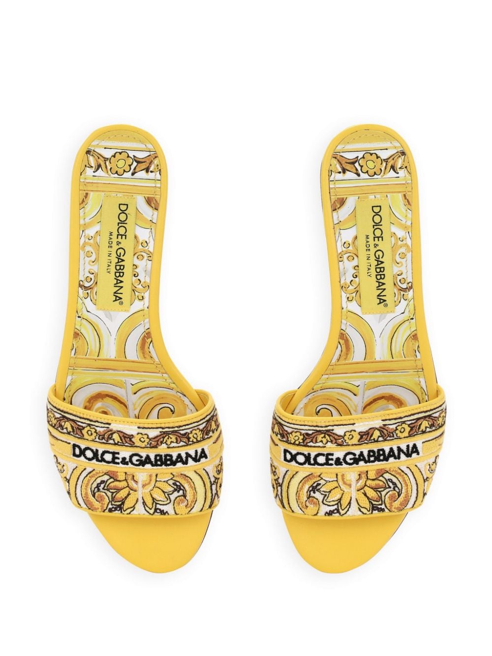 Dolce & Gabbana Sandals Yellow Sandals Dolce & Gabbana