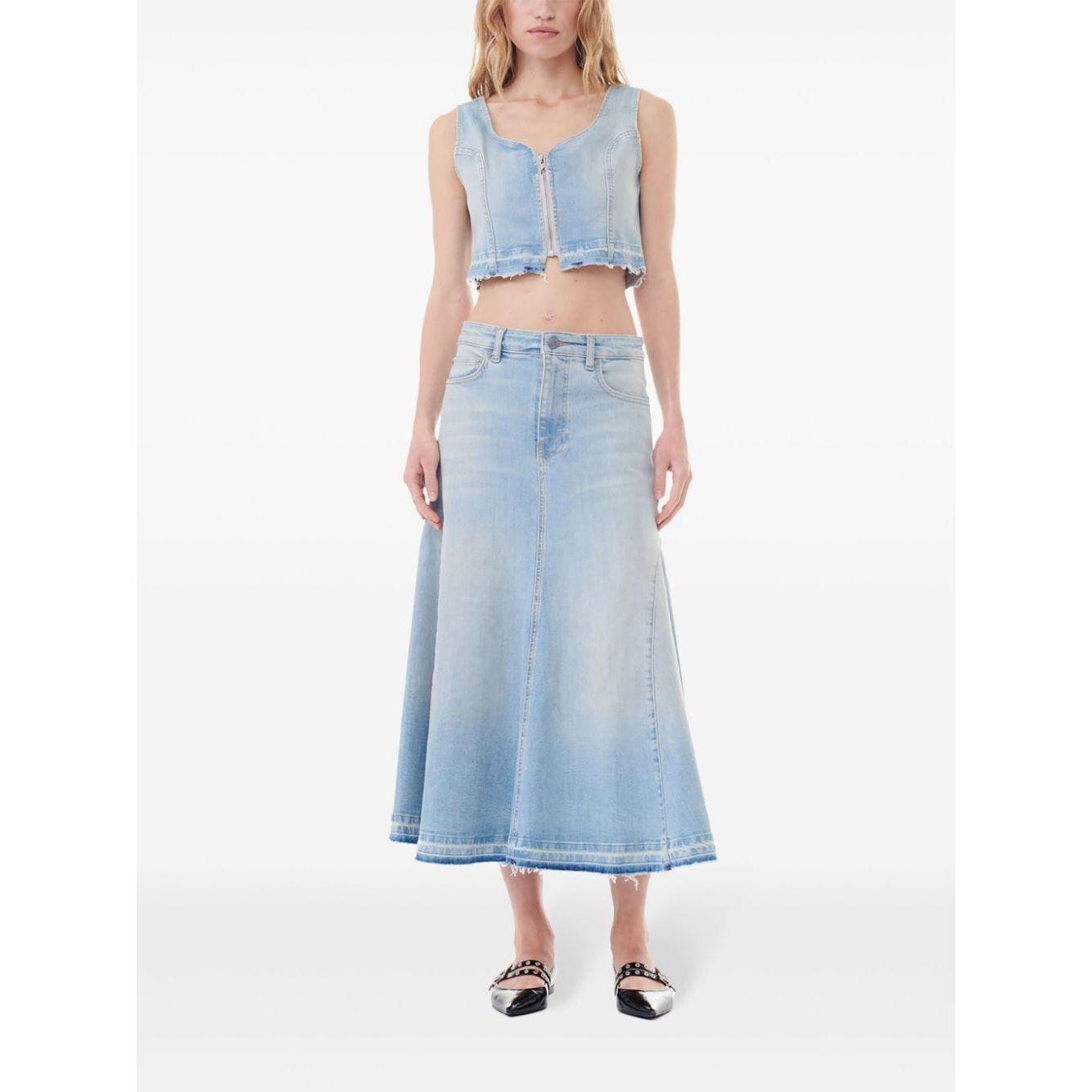 GANNI Skirts Clear Blue Skirts Ganni