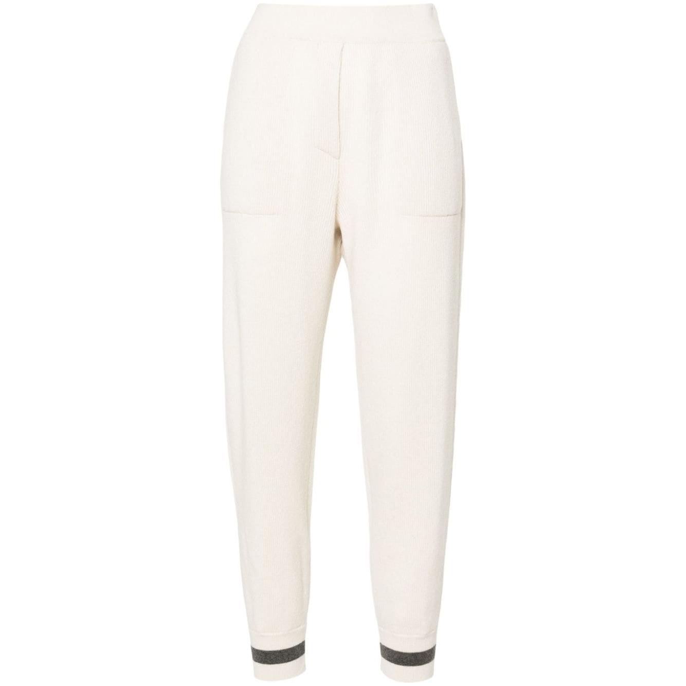 Brunello Cucinelli Trousers White Trousers Brunello Cucinelli