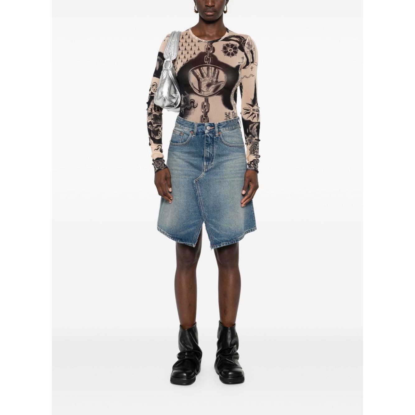 MM6 Maison Margiela Skirts Clear Blue Skirts MM6 Maison Margiela