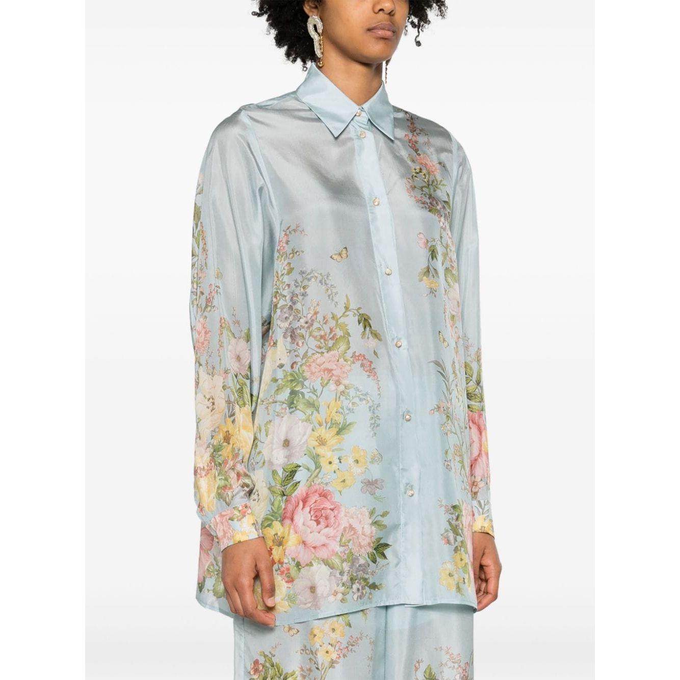 Zimmermann Shirts Clear Blue Shirts Zimmermann