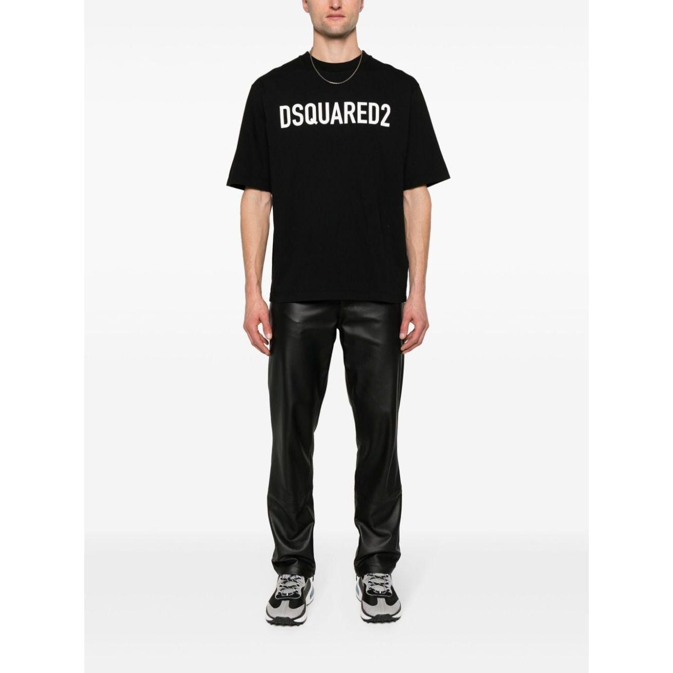 Dsquared2 T-shirts and Polos Black Topwear Dsquared2