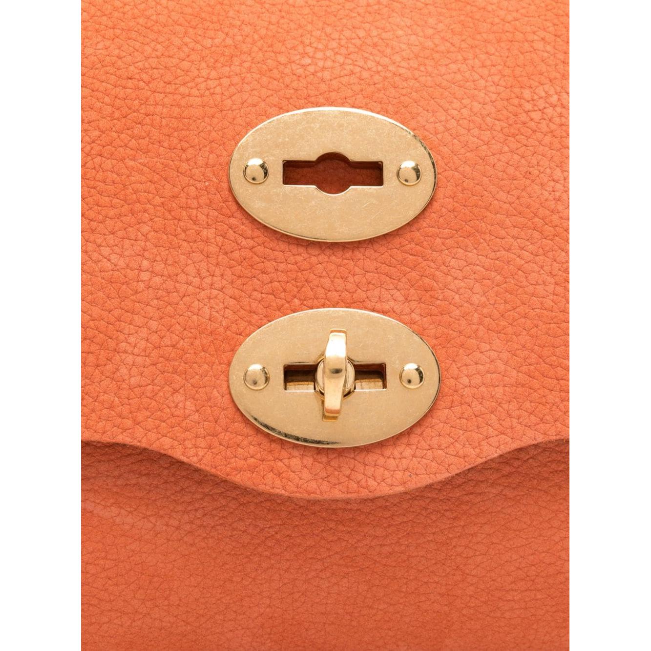 Zanellato light orange leather pebbled Bag Handbag Zanellato