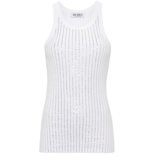 The Attico Top White Topwear The Attico