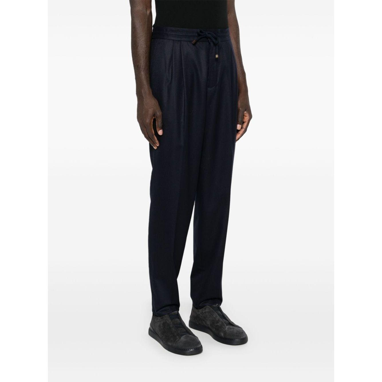 Brunello Cucinelli Trousers Blue Trousers Brunello Cucinelli