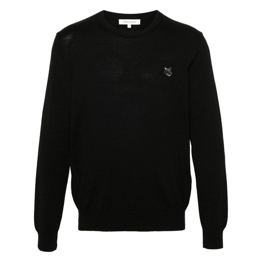 MAISON KITSUNE' Sweaters Black Topwear Maison Kitsune'