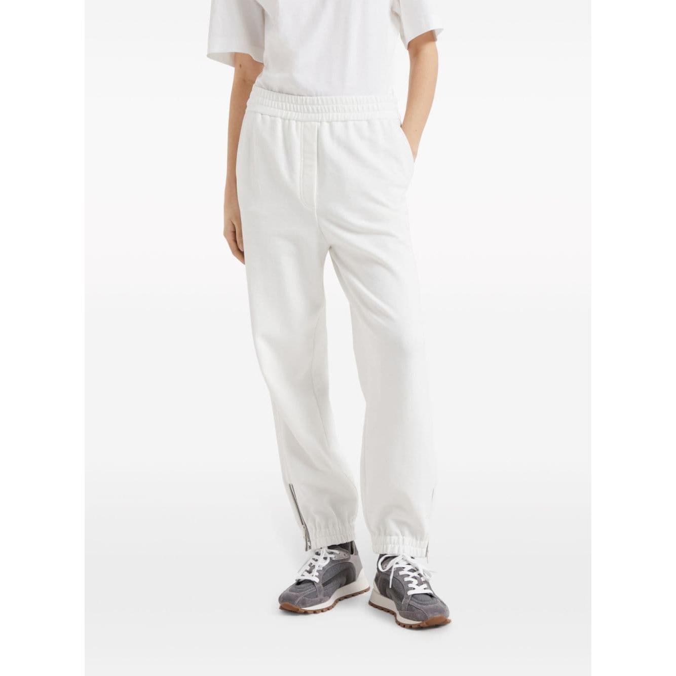 Brunello Cucinelli Trousers White Trousers Brunello Cucinelli