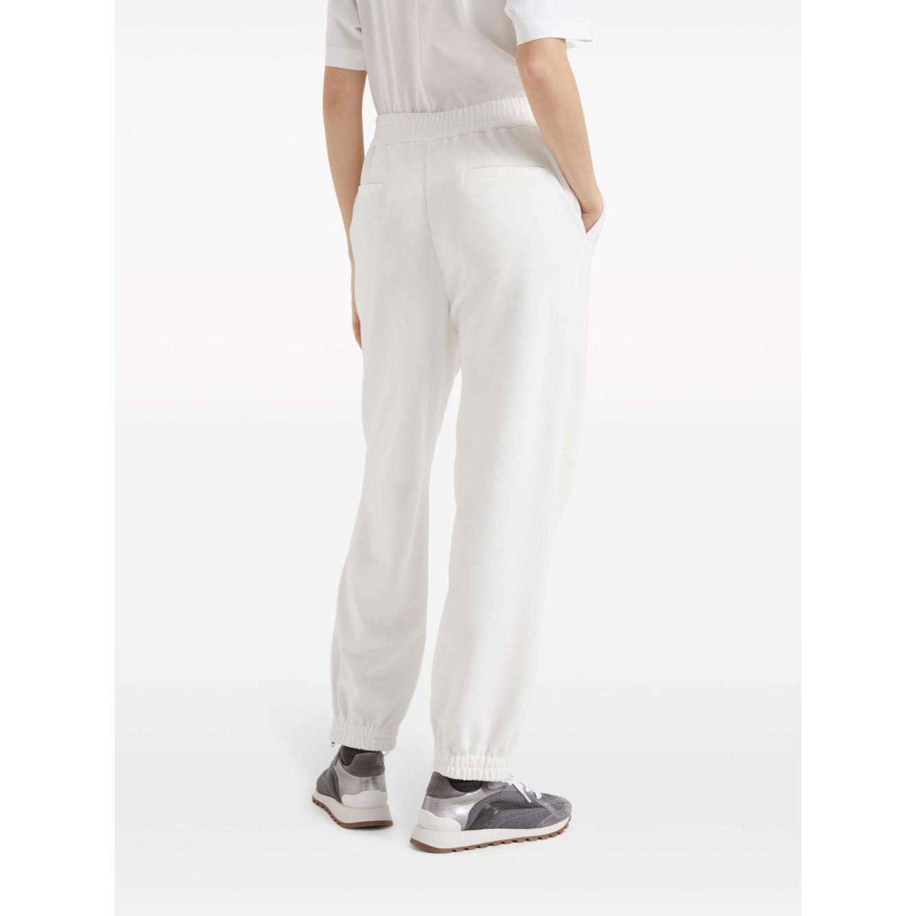 Brunello Cucinelli Trousers White Trousers Brunello Cucinelli