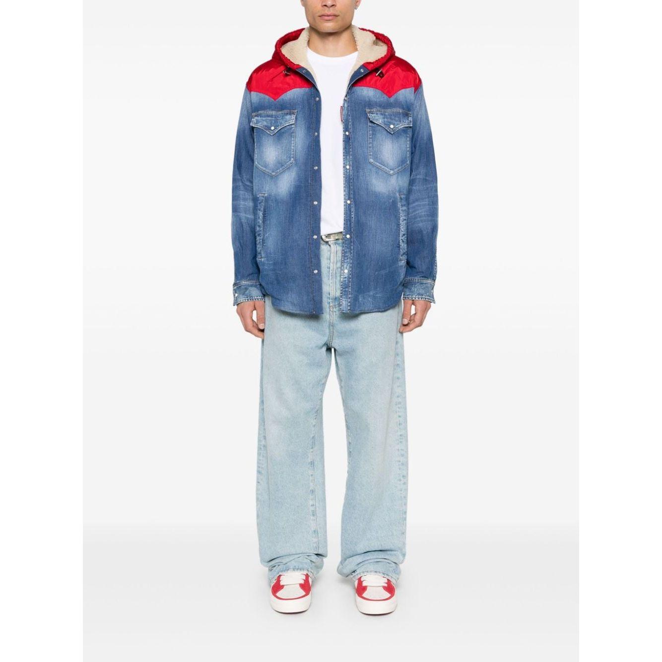 Dsquared2 Coats Clear Blue Jackets Dsquared2