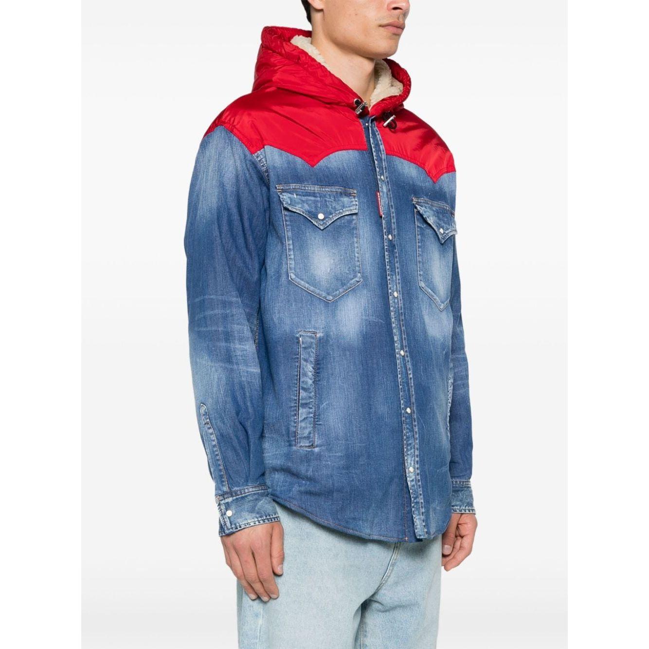 Dsquared2 Coats Clear Blue Jackets Dsquared2