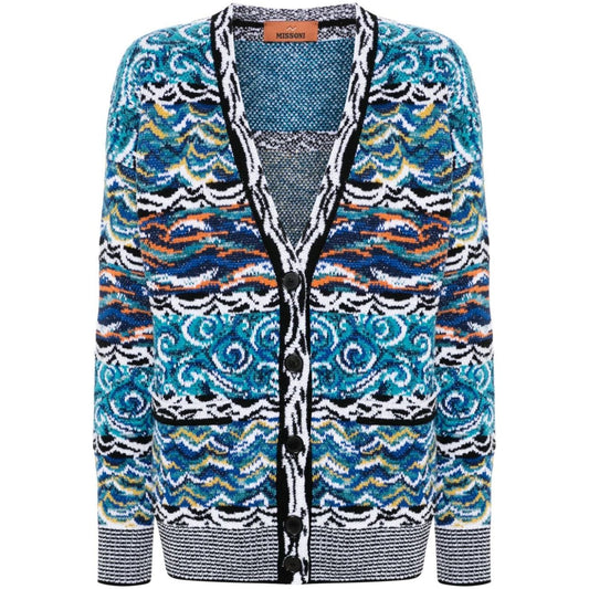 Missoni Missoni Sweaters Clear Blue Topwear Missoni