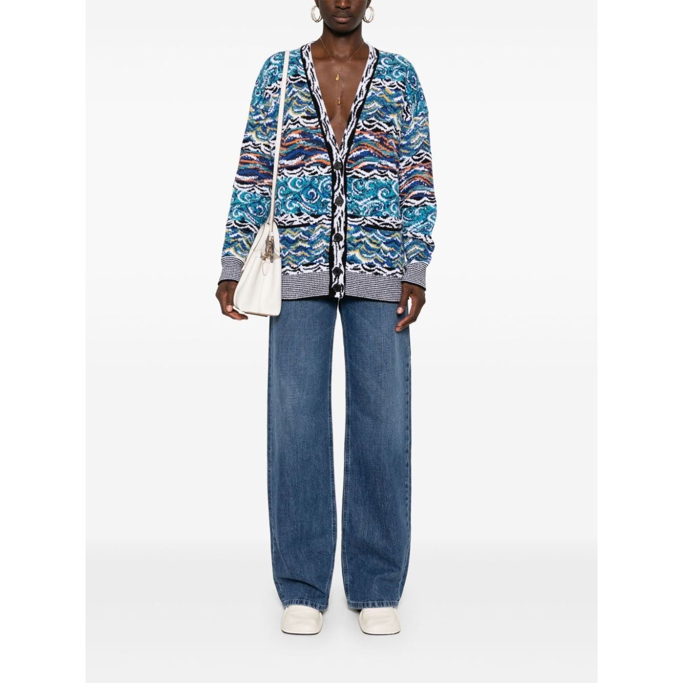 Missoni Missoni Sweaters Clear Blue Topwear Missoni