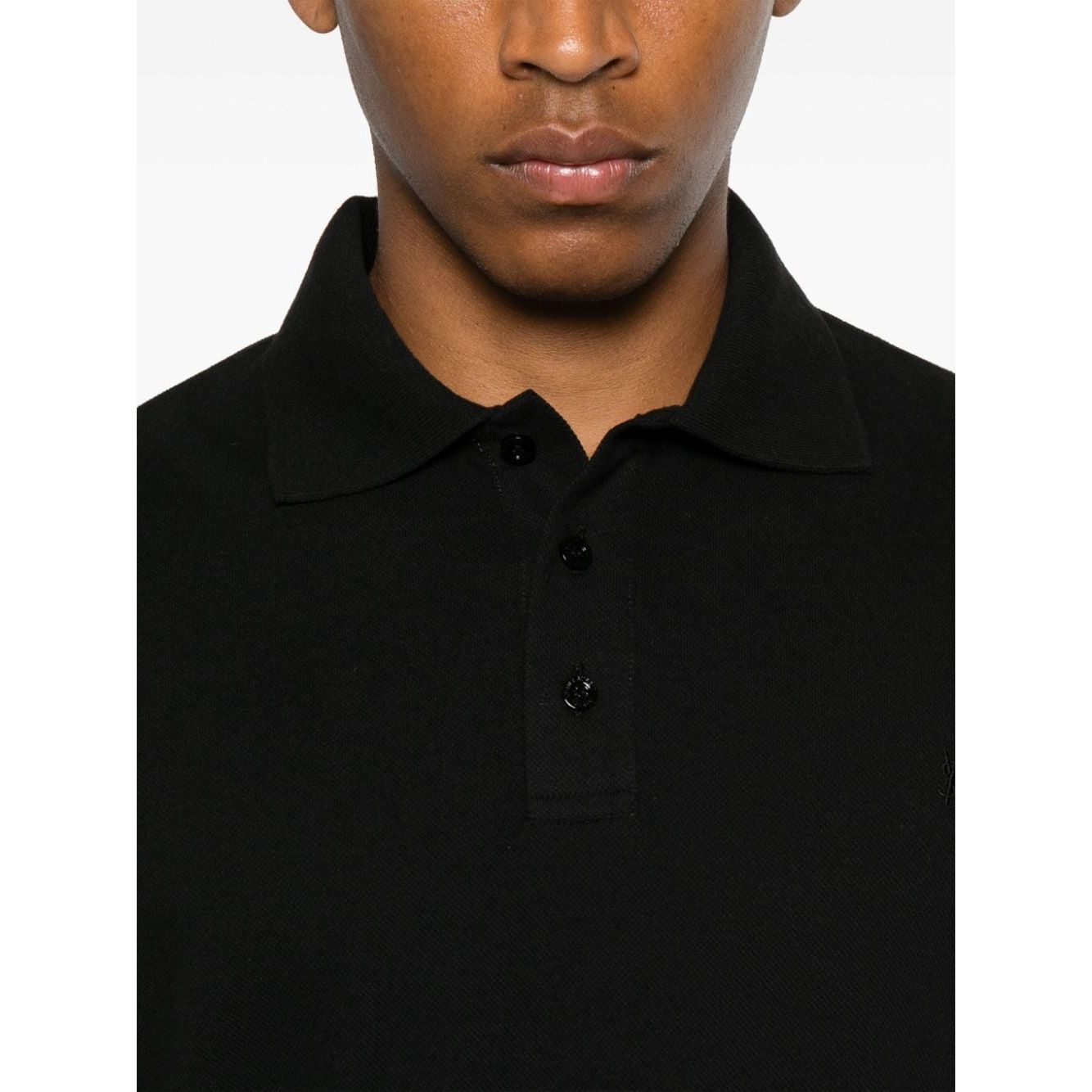 Saint Laurent  T-shirts and Polos Black Topwear Saint Laurent