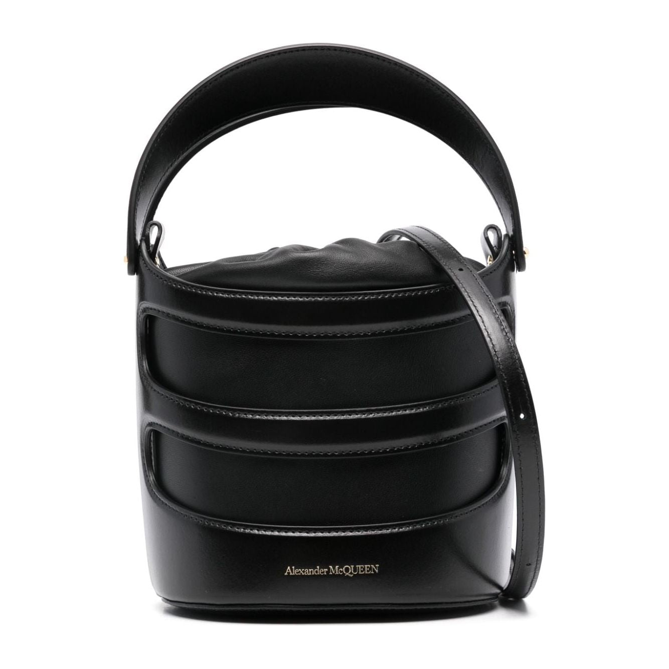 Alexander McQueen caged design nappa leather Bucket Bag Shoulder Alexander Mcqueen