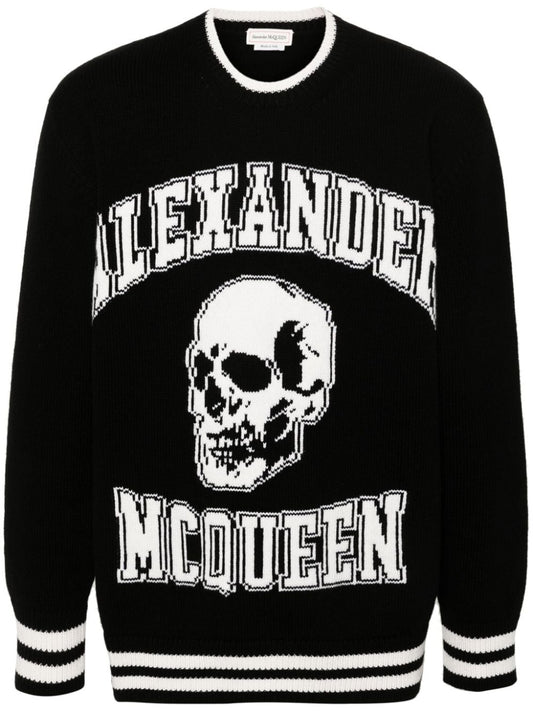 Alexander McQueen Sweaters Black Topwear Alexander Mcqueen