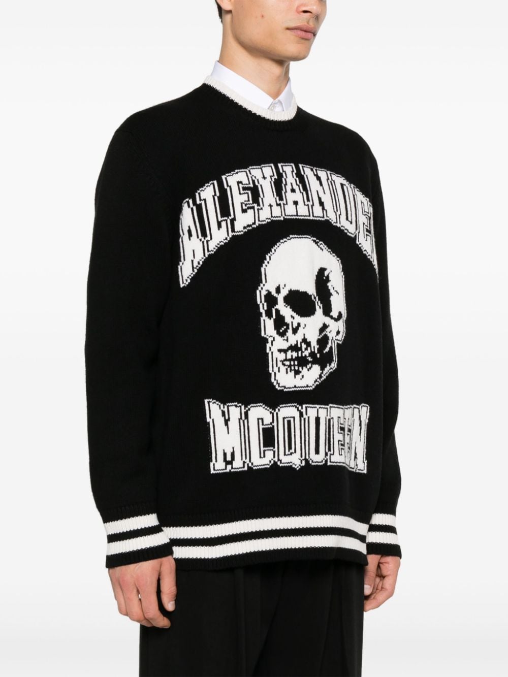 Alexander McQueen Sweaters Black Topwear Alexander Mcqueen