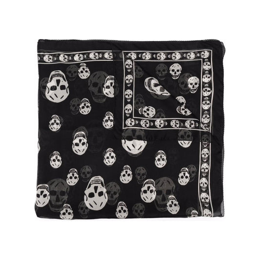 Alexander McQueen Scarfs Black Scarves Hats & Gloves Alexander Mcqueen