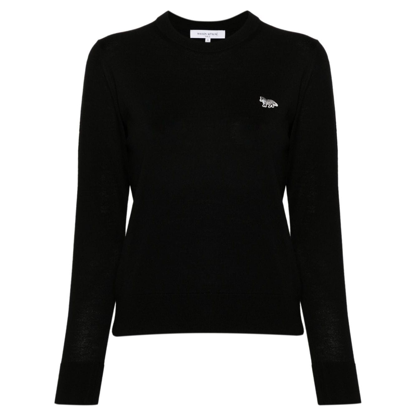 Maison Kitsune' MAISON KITSUNE' Sweaters Black Topwear Maison Kitsune'