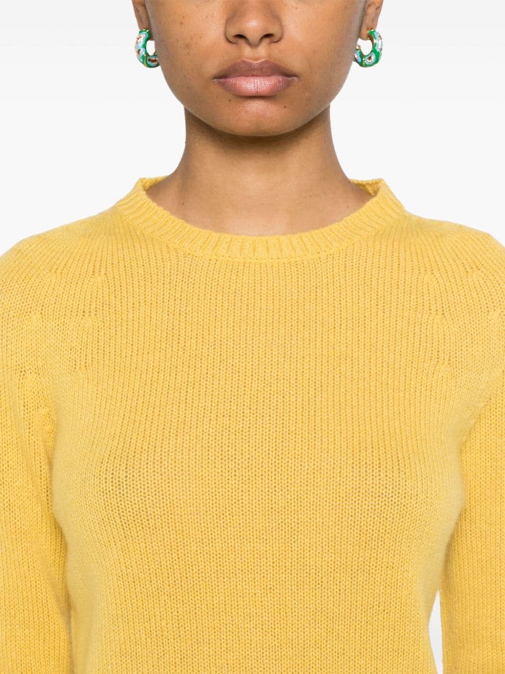 Fabiana Filippi Sweaters Yellow Topwear Fabiana Filippi