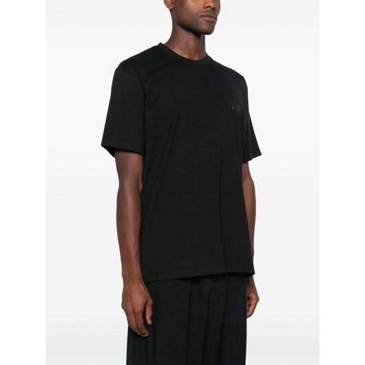 Y-3 T-shirts and Polos Black Topwear Y-3