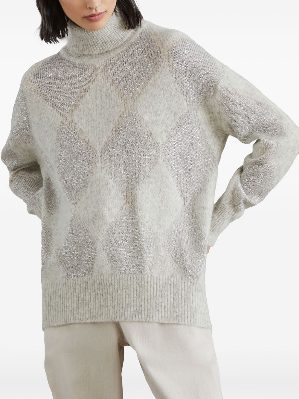 Brunello Cucinelli Sweaters Grey Topwear Brunello Cucinelli