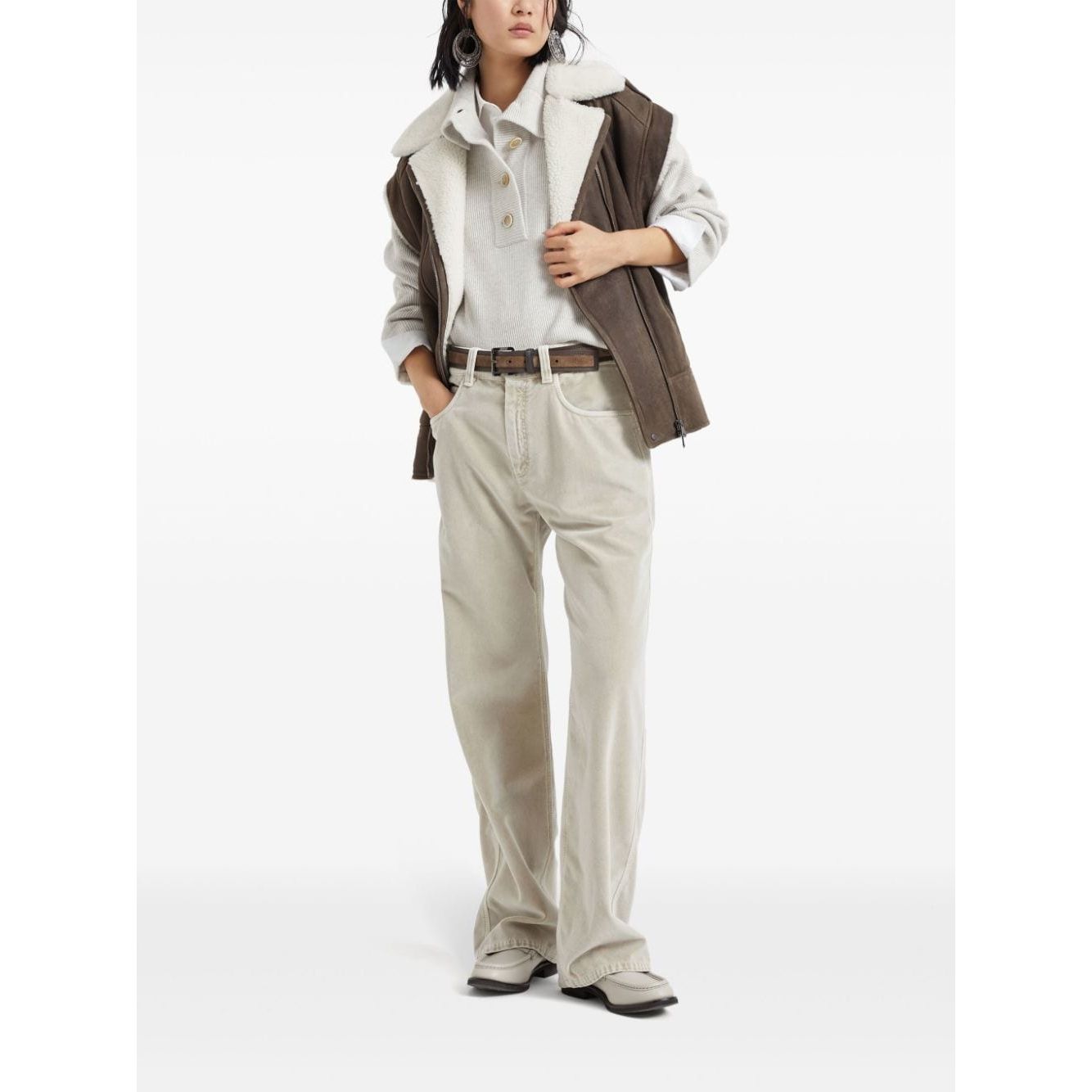 Brunello Cucinelli Trousers Beige Trousers Brunello Cucinelli