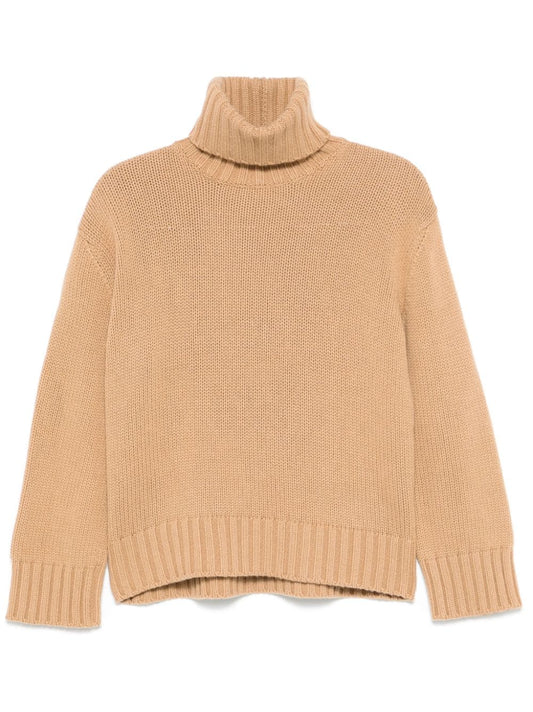 Fabiana Filippi Sweaters Camel Topwear Fabiana Filippi