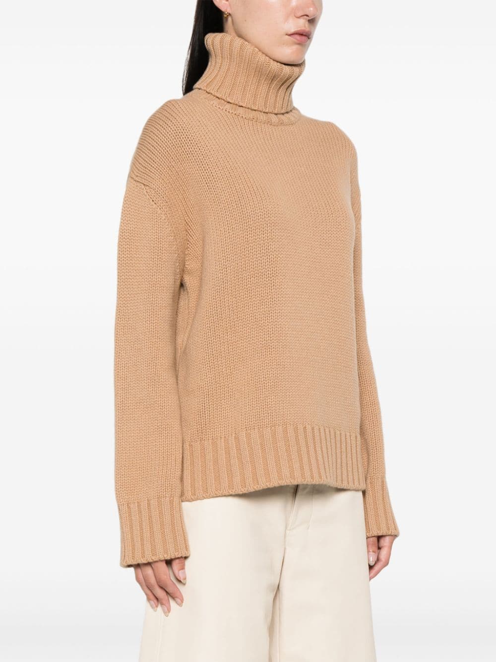 Fabiana Filippi Sweaters Camel Topwear Fabiana Filippi