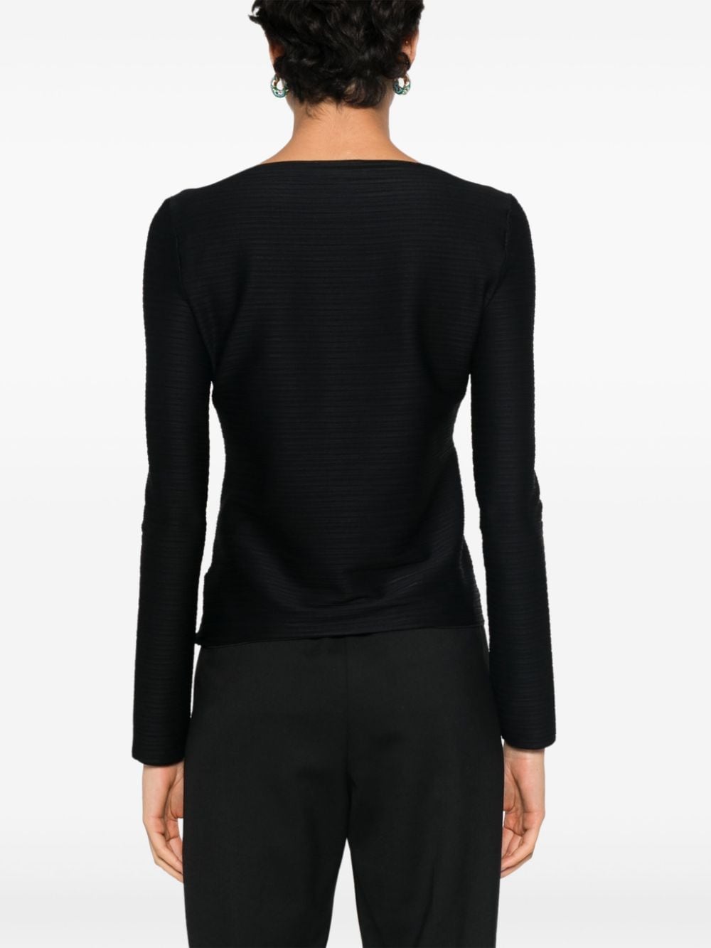 Emporio Armani Sweaters Black Topwear Emporio Armani