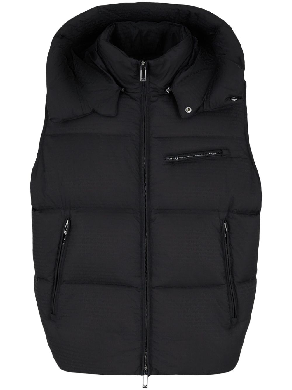 Emporio Armani Jackets Black Vests Emporio Armani