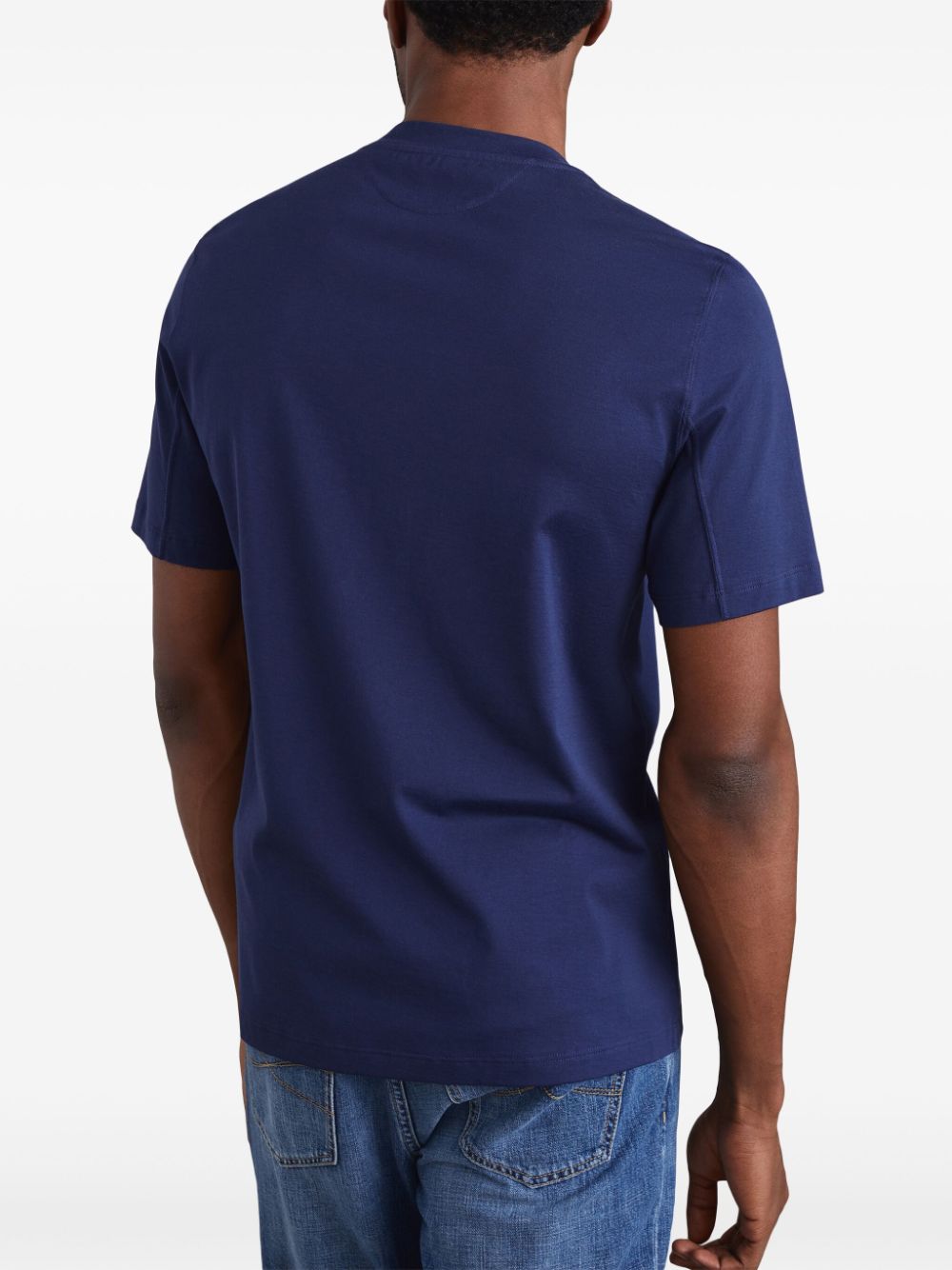 Brunello Cucinelli T-shirts and Polos Blue Topwear Brunello Cucinelli