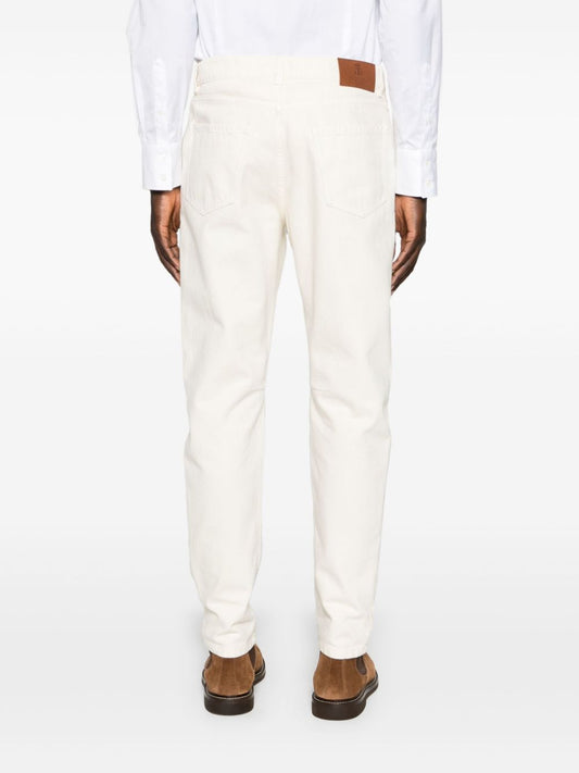 Brunello Cucinelli Jeans White Jeans Brunello Cucinelli