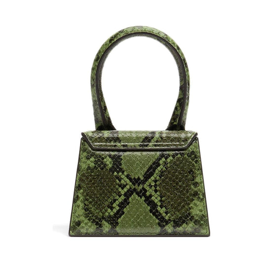 JACQUEMUS Bags.. Green Clutches JACQUEMUS